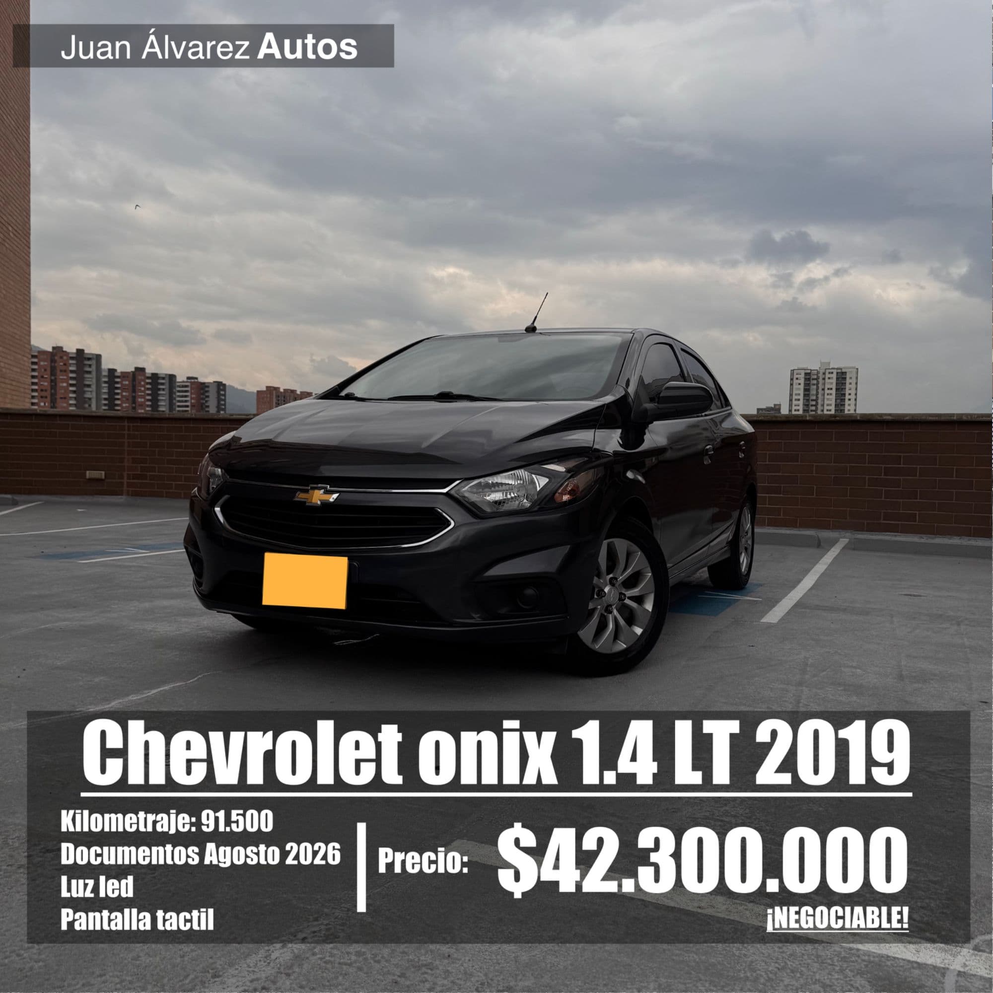 CHEVROLET ONIX LT 1.4 2019 SEDÁN - imagen 1